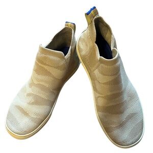 Rothy’s The Chelsea Sand Camo Booties Sz 8‎